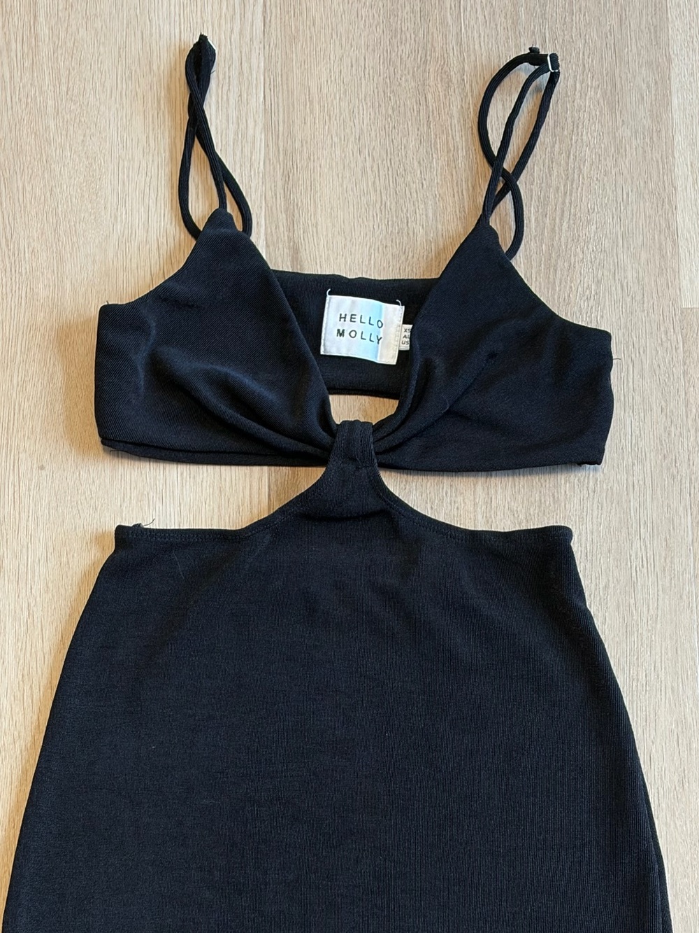 Hello Molly Cutout Black Maxi Dress - Picture 3 of 7